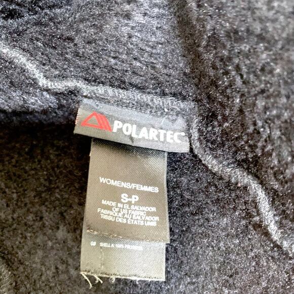 The North Face Summit Series Denali Full Zip Furry Fuzzy Jacket Black Small - Picture 9 of 11